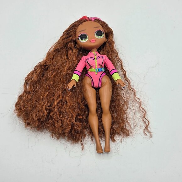 L.O.L. Surprise! O.M.G. Swim Fashion Doll Coral Waves 2019 With Long Curly Hair - Picture 5 of 7